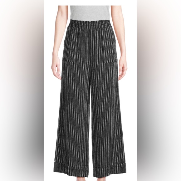 Time and Tru Women's Linen Blend Pants with Smocked Waist Size XXXL(22) - Picture 5 of 8